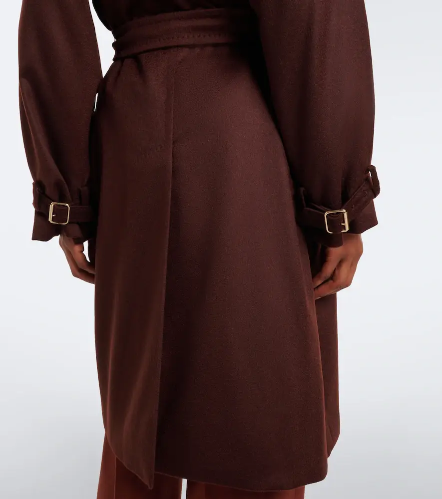Max Mara Double-breasted cashmere trench coat | Thumbnail 7