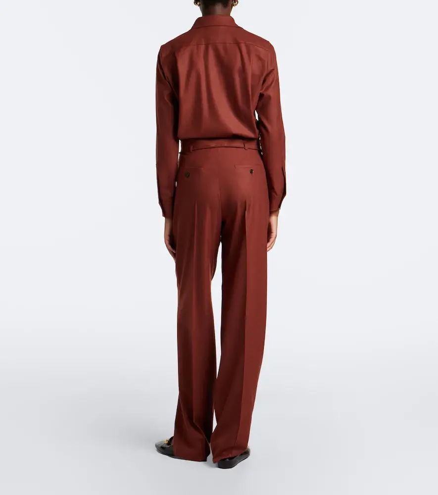 Max Mara Cashmere-blend straight pants | Thumbnail 3 Max Mara Cashmere-blend straight pants | Thumbnail 3