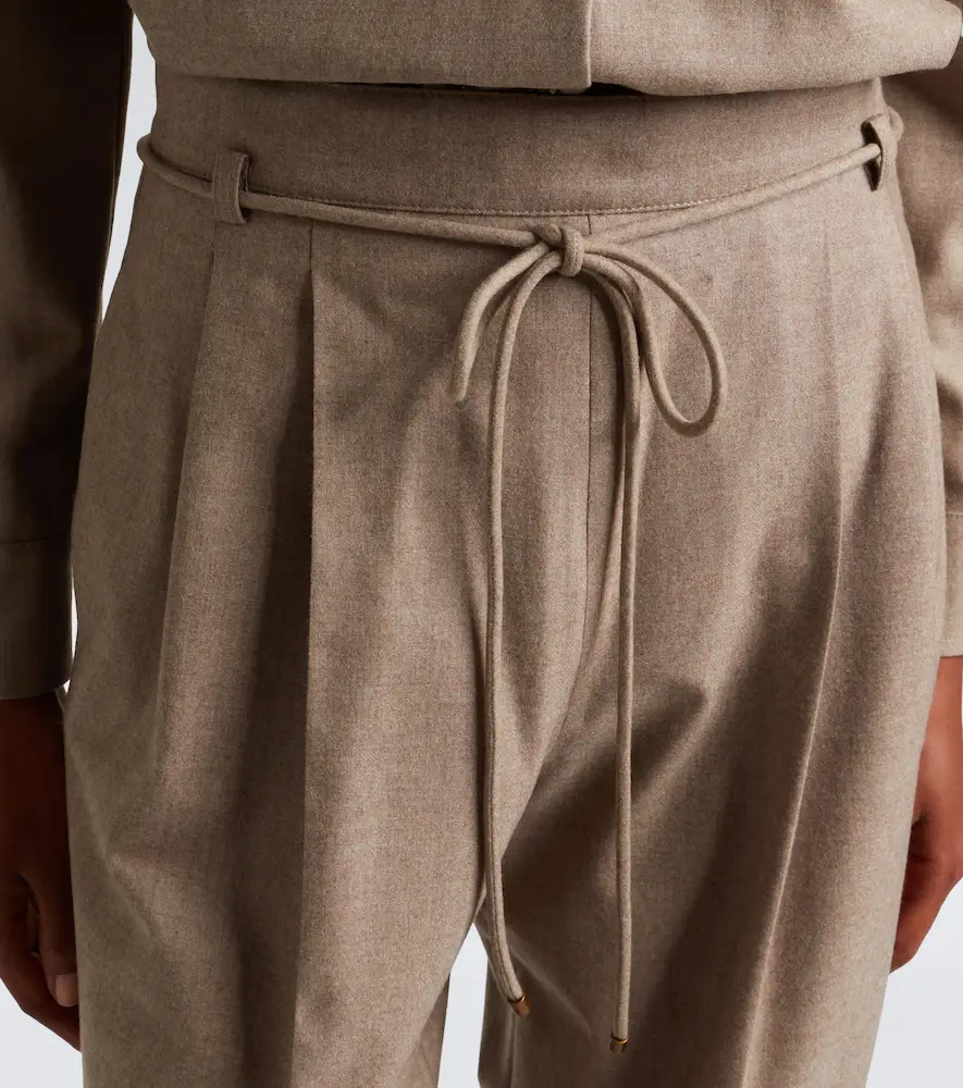 Max Mara Cashmere-blend straight pants | Thumbnail 2 Max Mara Cashmere-blend straight pants | Thumbnail 2