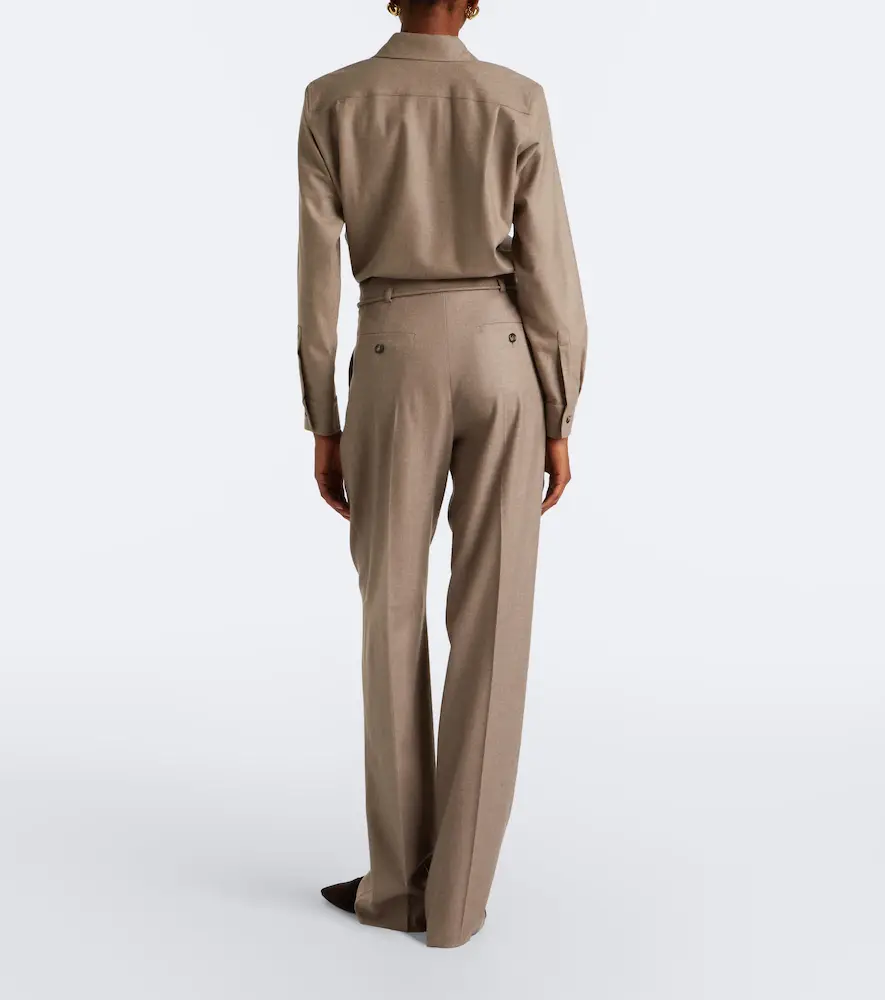Max Mara Cashmere-blend straight pants | Thumbnail 3 Max Mara Cashmere-blend straight pants | Thumbnail 3