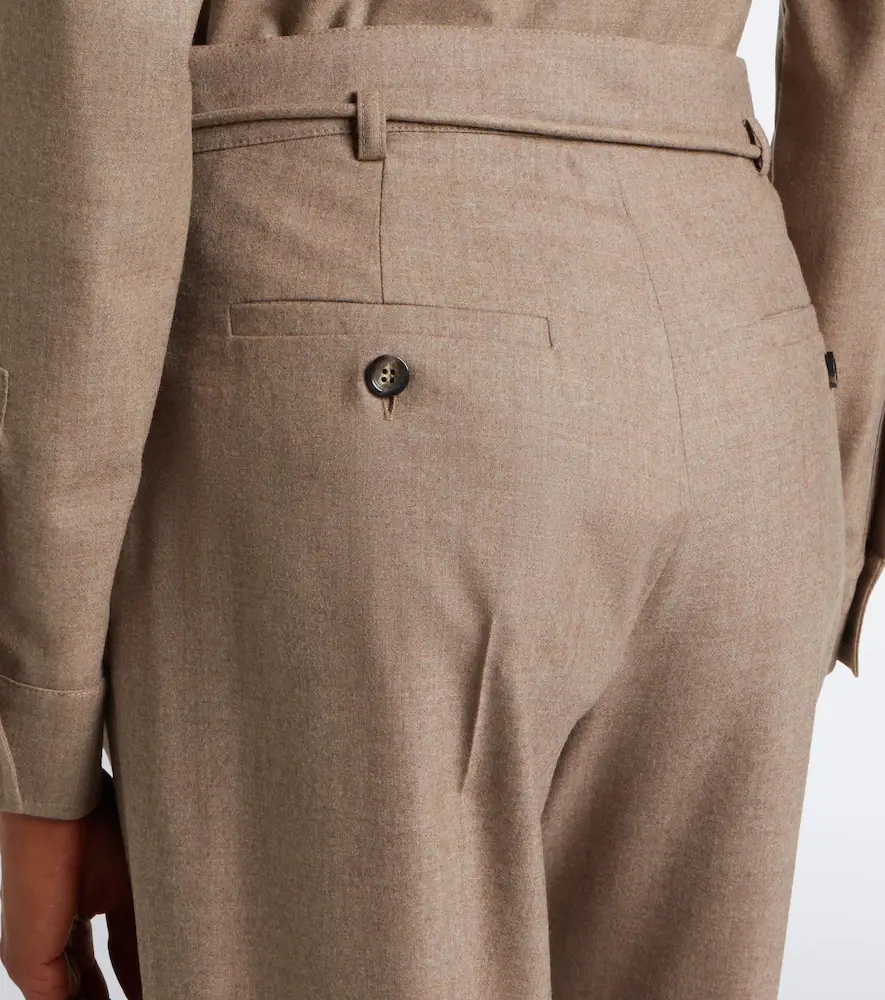 Max Mara Cashmere-blend straight pants | Thumbnail 4 Max Mara Cashmere-blend straight pants | Thumbnail 4