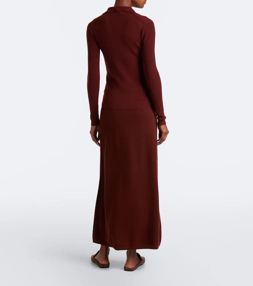 Max Mara Belted cashmere maxi skirt | Thumbnail 5 Max Mara Belted cashmere maxi skirt | Thumbnail 5