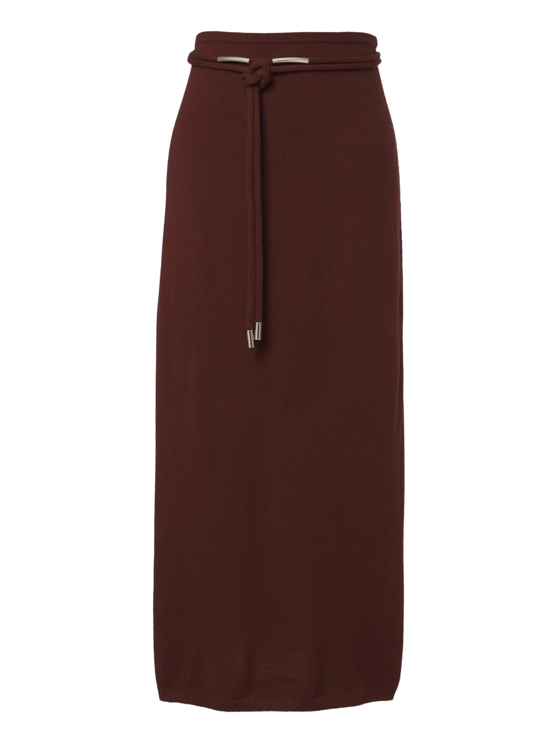 Max Mara Belted cashmere maxi skirt