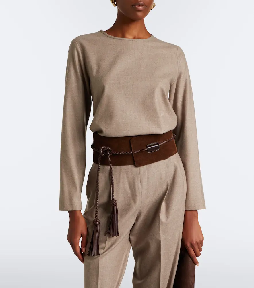 Max Mara Cashmere-blend top | Thumbnail 2 Max Mara Cashmere-blend top | Thumbnail 2
