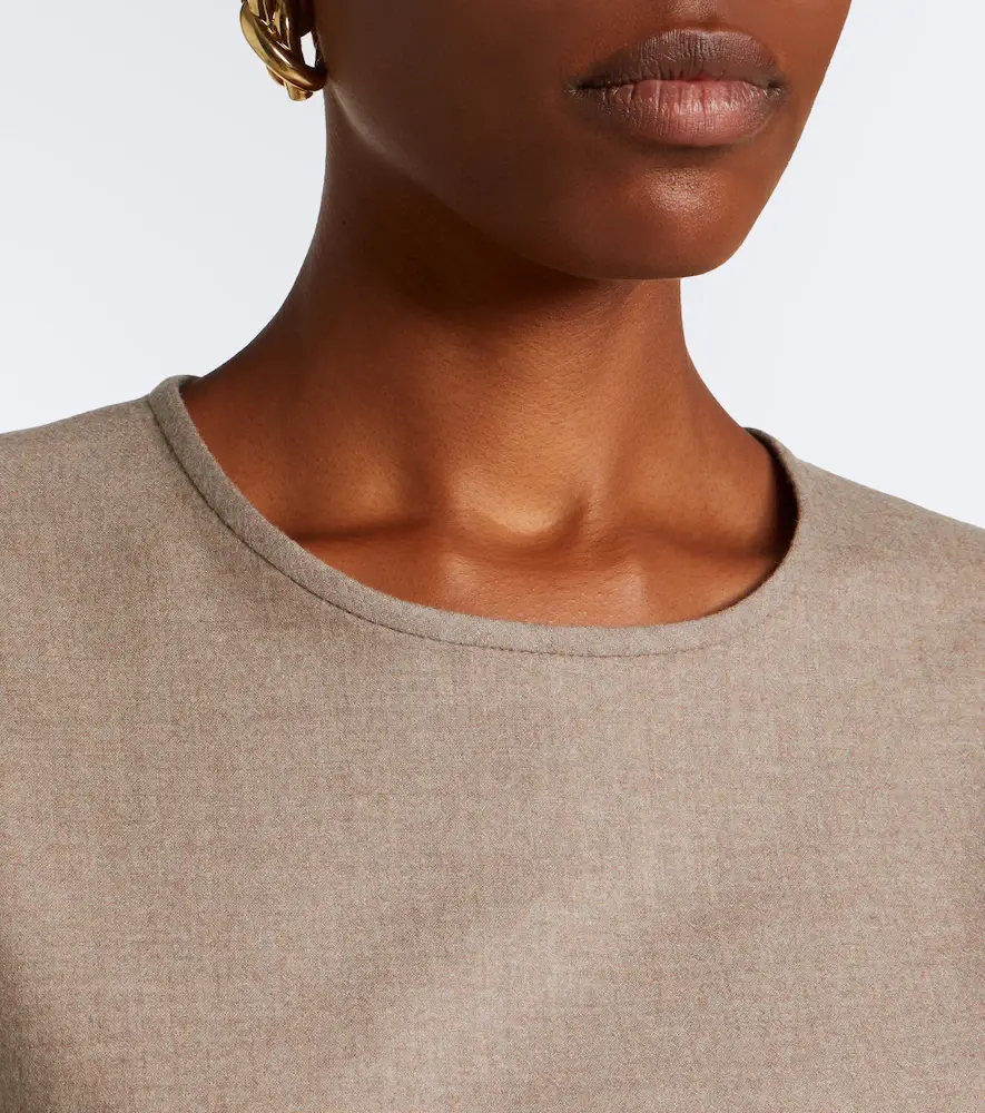 Max Mara Cashmere-blend top | Thumbnail 3 Max Mara Cashmere-blend top | Thumbnail 3