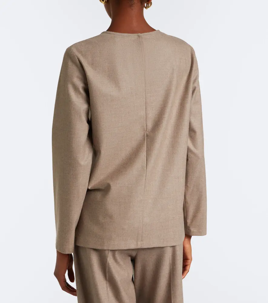 Max Mara Cashmere-blend top | Thumbnail 5 Max Mara Cashmere-blend top | Thumbnail 5