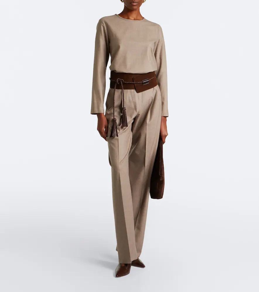 Max Mara Cashmere-blend top | Thumbnail 6 Max Mara Cashmere-blend top | Thumbnail 6