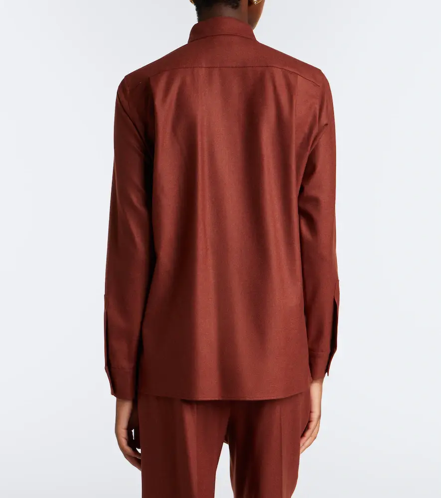 Max Mara Cashmere-blend shirt | Thumbnail 2 Max Mara Cashmere-blend shirt | Thumbnail 2