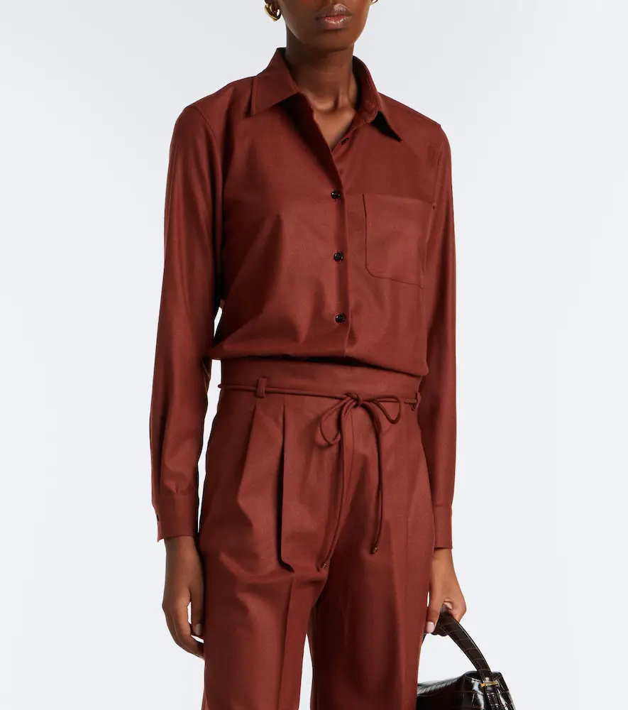 Max Mara Cashmere-blend shirt | Thumbnail 3 Max Mara Cashmere-blend shirt | Thumbnail 3