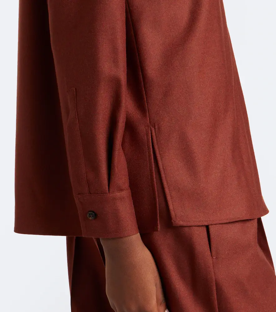 Max Mara Cashmere-blend shirt | Thumbnail 4 Max Mara Cashmere-blend shirt | Thumbnail 4
