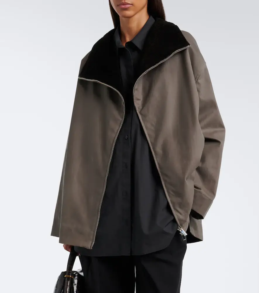 TOTEME Coated cotton jacket | Thumbnail 4