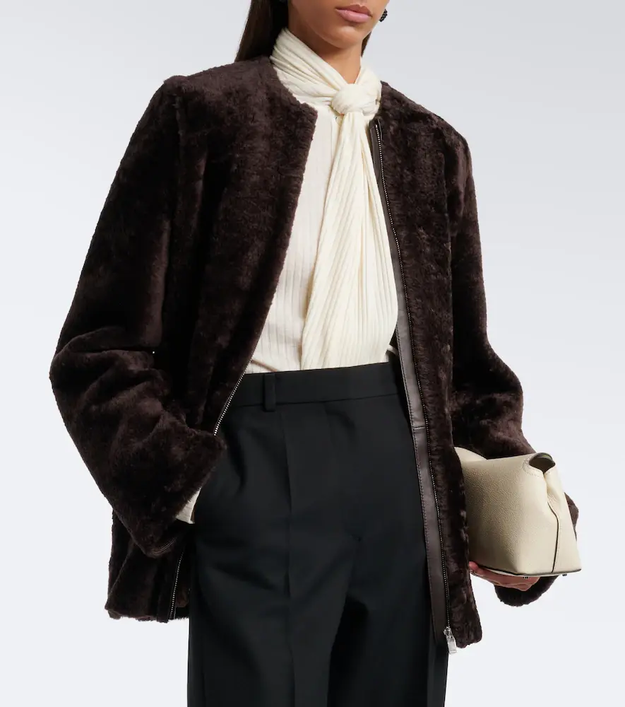 TOTEME Shearling jacket | Thumbnail 6 TOTEME Shearling jacket | Thumbnail 6