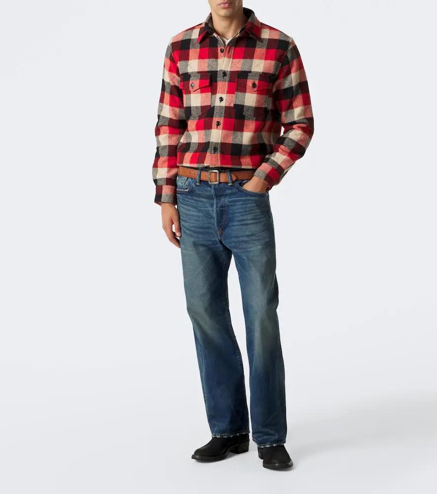 RRL Padded plaid wool twill overshirt | Thumbnail 2 RRL Padded plaid wool twill overshirt | Thumbnail 2