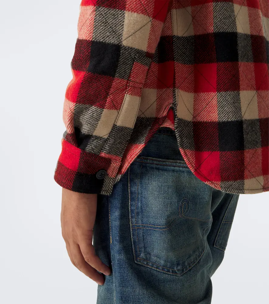 RRL Padded plaid wool twill overshirt | Thumbnail 3 RRL Padded plaid wool twill overshirt | Thumbnail 3