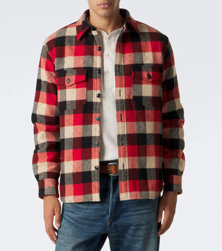 RRL Padded plaid wool twill overshirt | Thumbnail 7 RRL Padded plaid wool twill overshirt | Thumbnail 7