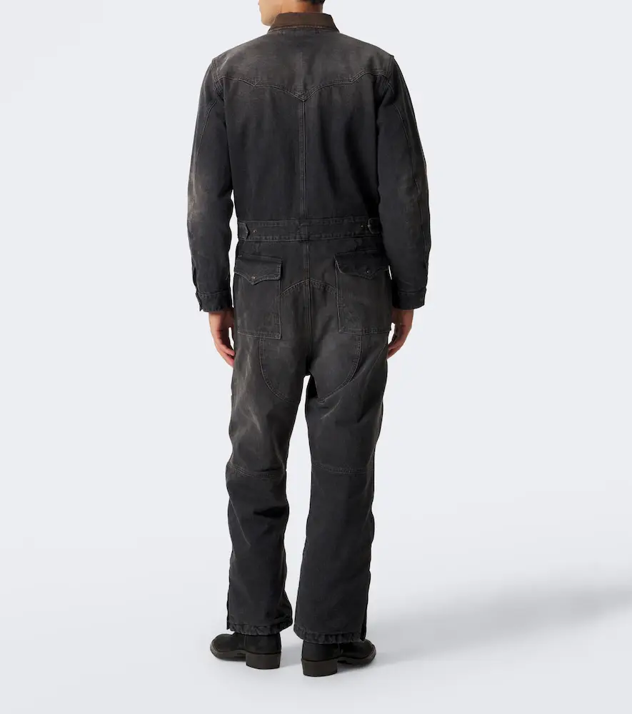 RRL Corduroy-trimmed denim jumpsuit | Thumbnail 2 RRL Corduroy-trimmed denim jumpsuit | Thumbnail 2