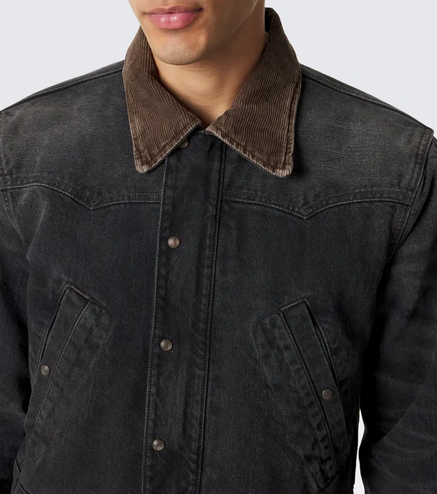 RRL Corduroy-trimmed denim jumpsuit | Thumbnail 3 RRL Corduroy-trimmed denim jumpsuit | Thumbnail 3