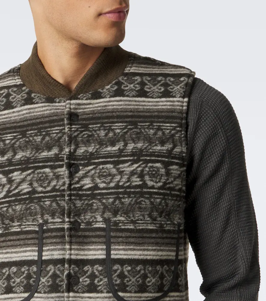 RRL Reversible jacquard vest | Thumbnail 4 RRL Reversible jacquard vest | Thumbnail 4