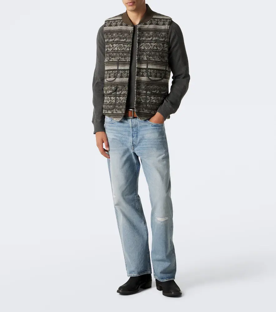 RRL Reversible jacquard vest | Thumbnail 5 RRL Reversible jacquard vest | Thumbnail 5