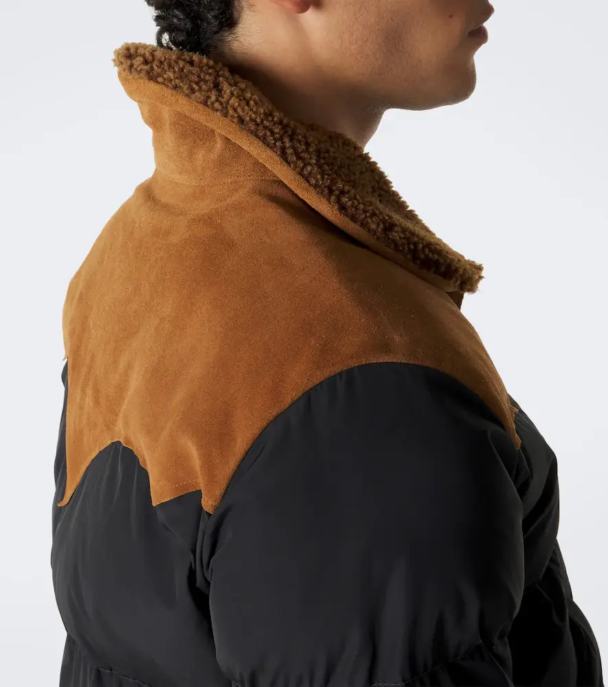 RRL Suede-trimmed puffer jacket | Thumbnail 3