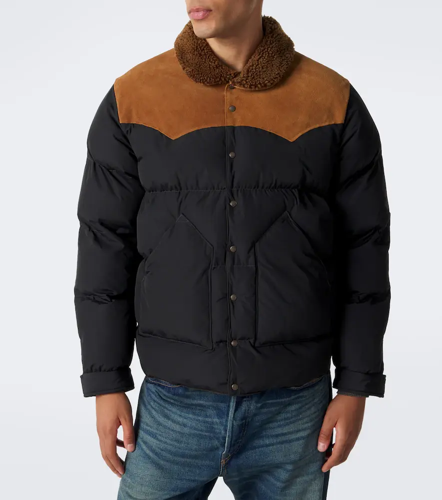RRL Suede-trimmed puffer jacket | Thumbnail 4