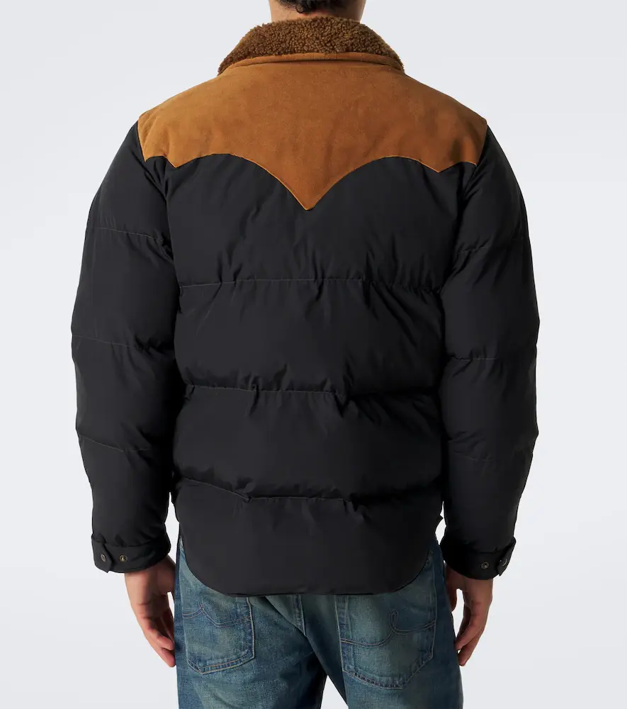 RRL Suede-trimmed puffer jacket | Thumbnail 8