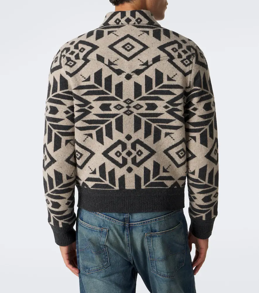 RRL Wool jacquard blouson jacket | Thumbnail 3 RRL Wool jacquard blouson jacket | Thumbnail 3