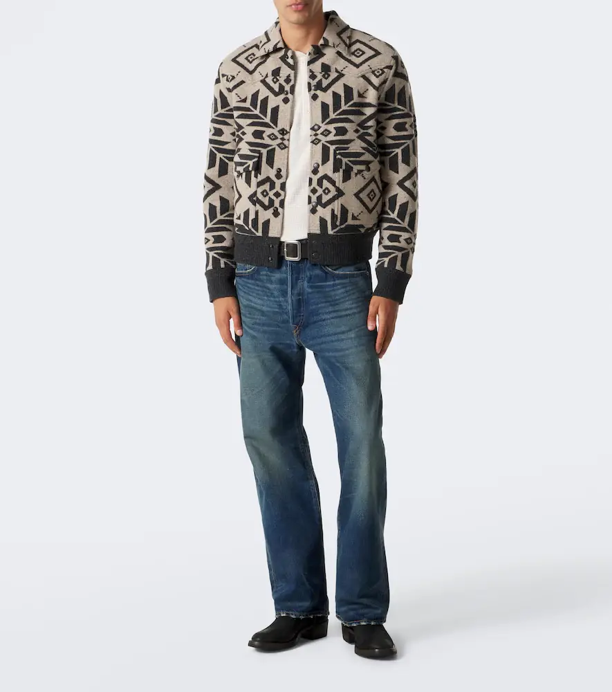 RRL Wool jacquard blouson jacket | Thumbnail 5 RRL Wool jacquard blouson jacket | Thumbnail 5