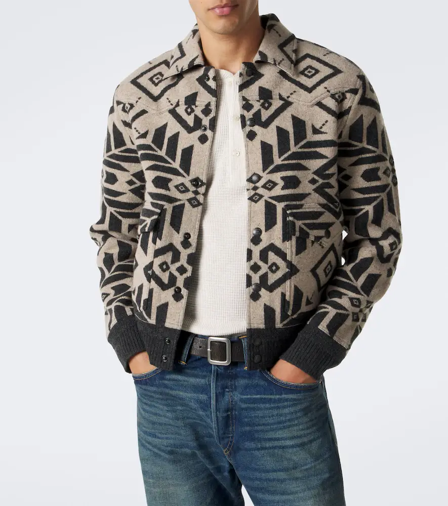 RRL Wool jacquard blouson jacket | Thumbnail 6 RRL Wool jacquard blouson jacket | Thumbnail 6
