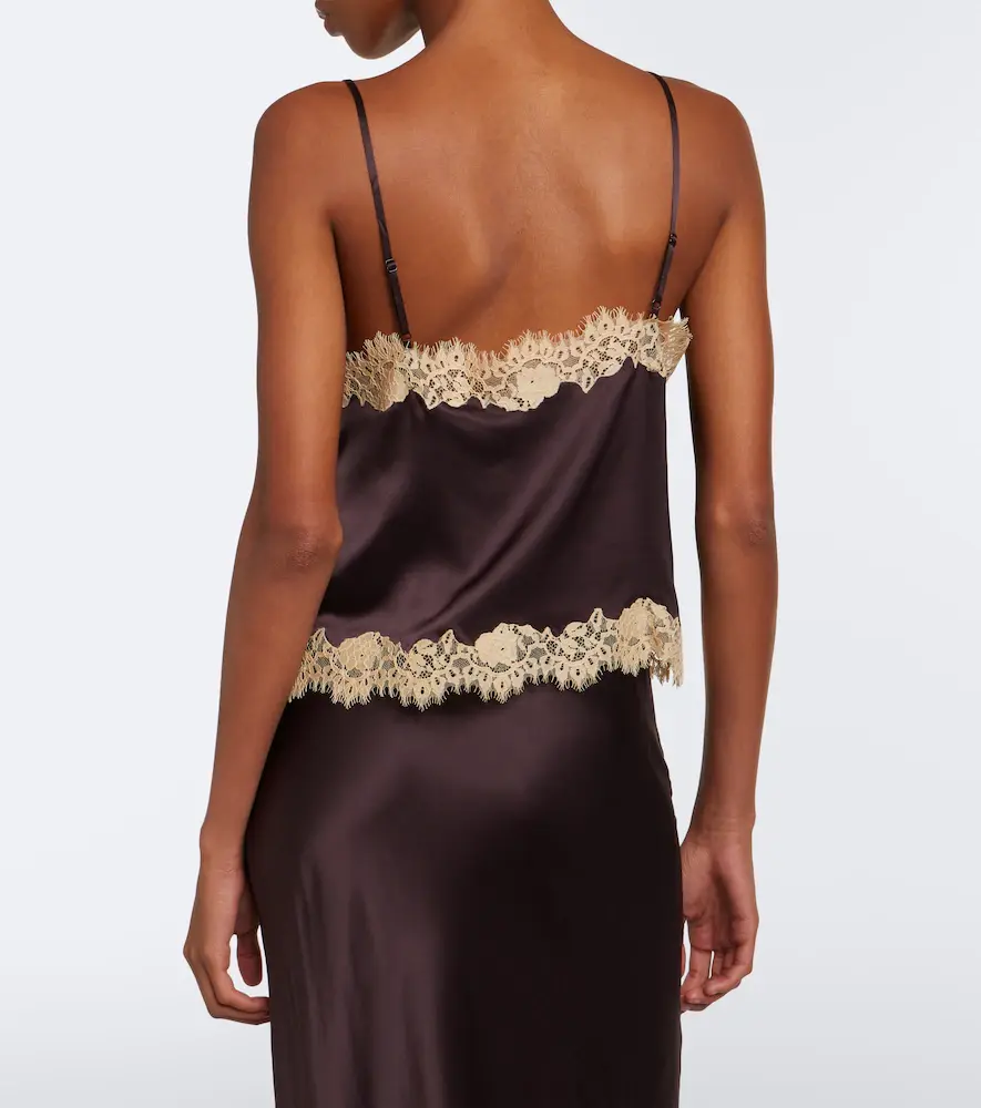 DÔEN Dôen Kira lace-trimmed silk satin camisole | Thumbnail 4 DÔEN Dôen Kira lace-trimmed silk satin camisole | Thumbnail 4