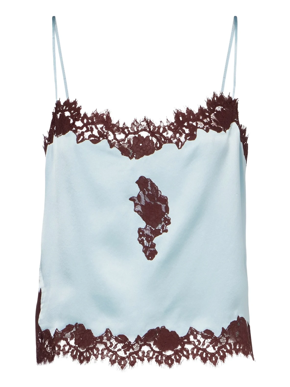 DÔEN Dôen Avelaine lace-trimmed silk satin camisole