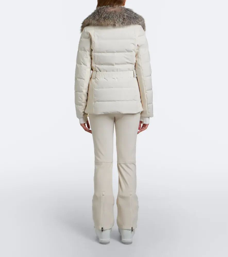 Yves Salomon Belted shearling-trimmed down ski jacket | Thumbnail 5 Yves Salomon Belted shearling-trimmed down ski jacket | Thumbnail 5
