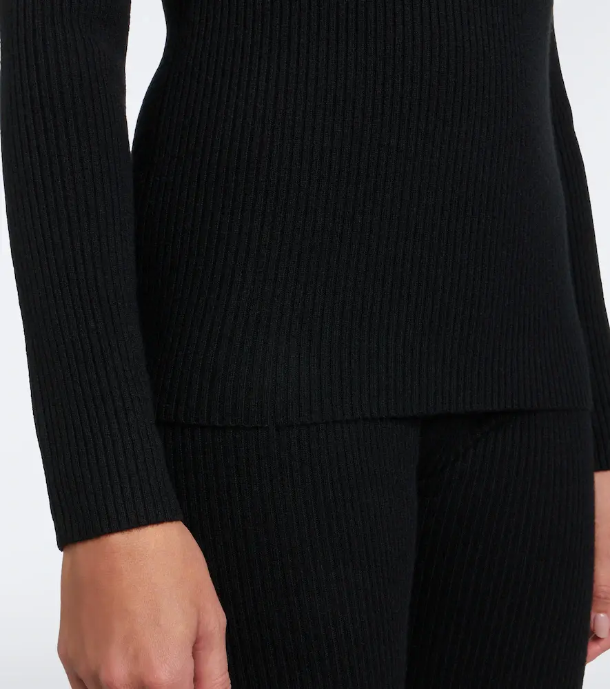 Yves Salomon Wool and cashmere-blend turtleneck sweater | Thumbnail 2 Yves Salomon Wool and cashmere-blend turtleneck sweater | Thumbnail 2