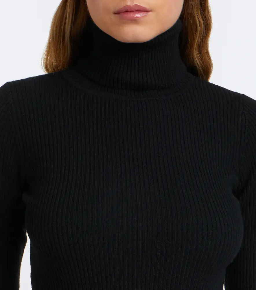 Yves Salomon Wool and cashmere-blend turtleneck sweater | Thumbnail 3 Yves Salomon Wool and cashmere-blend turtleneck sweater | Thumbnail 3