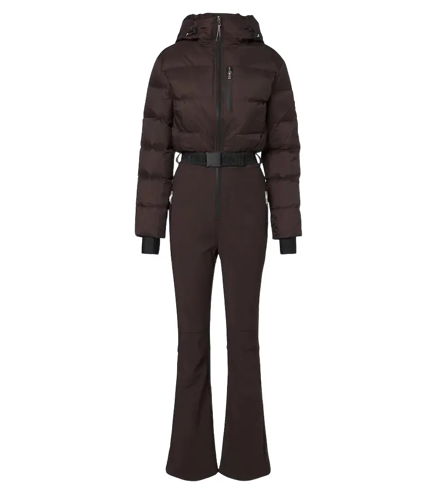 Yves Salomon Hooded down ski suit