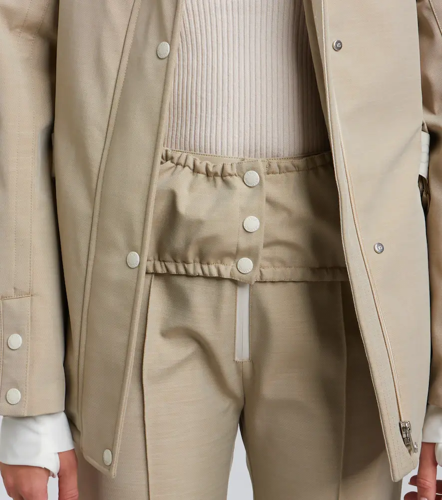 Yves Salomon Belted shearling-trimmed ski jacket | Thumbnail 3 Yves Salomon Belted shearling-trimmed ski jacket | Thumbnail 3