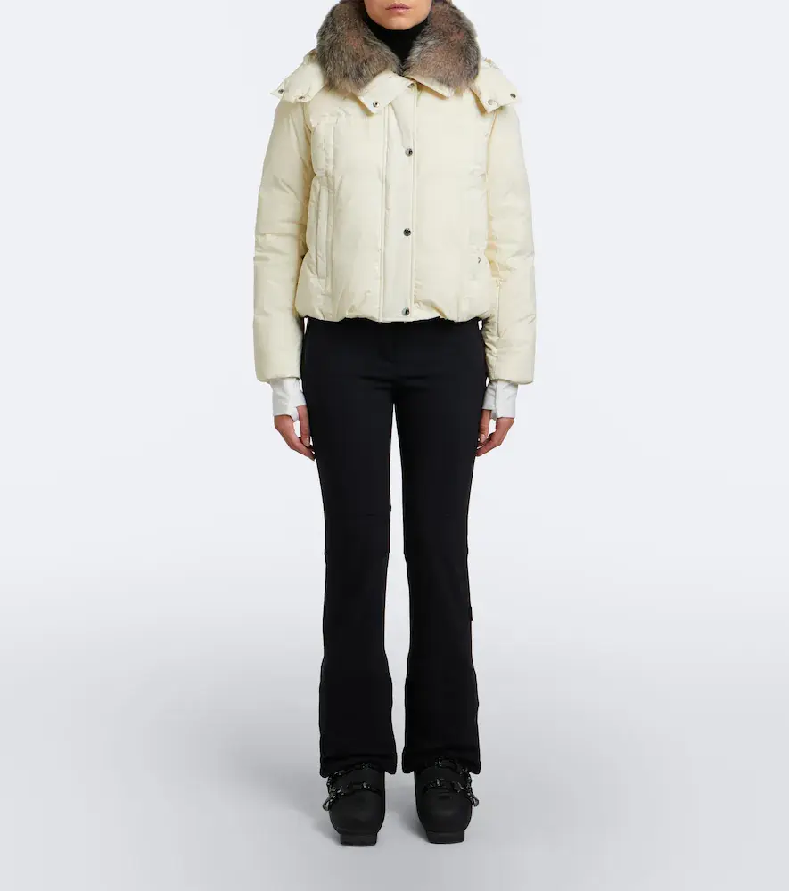 Yves Salomon Shearling-trimmed hooded down ski jacket | Thumbnail 3 Yves Salomon Shearling-trimmed hooded down ski jacket | Thumbnail 3