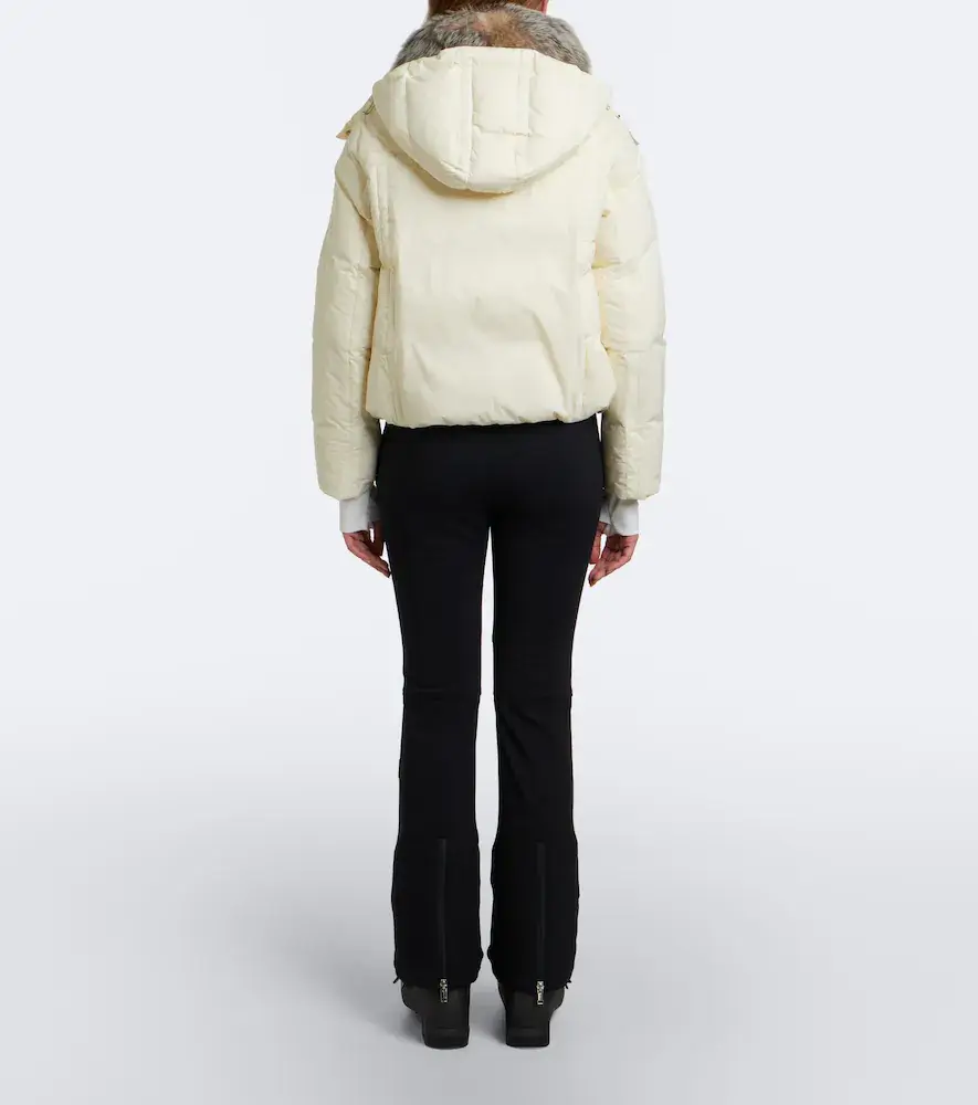 Yves Salomon Shearling-trimmed hooded down ski jacket | Thumbnail 4 Yves Salomon Shearling-trimmed hooded down ski jacket | Thumbnail 4