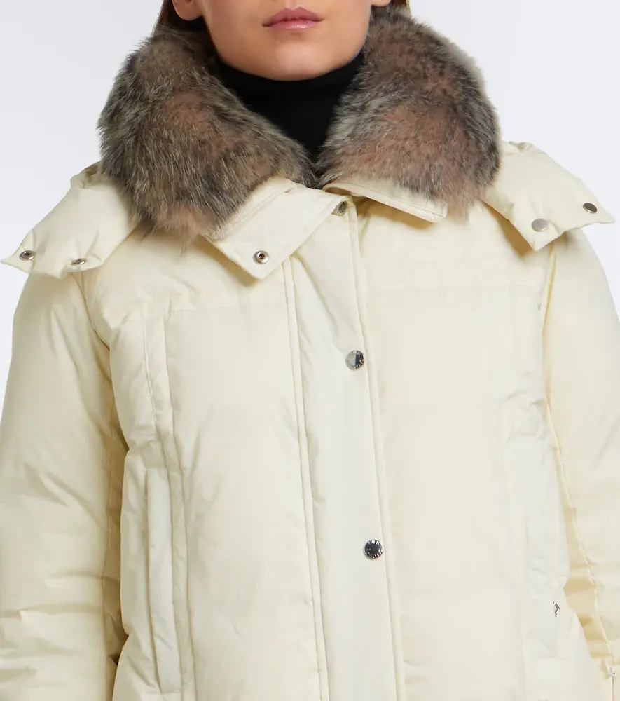 Yves Salomon Shearling-trimmed hooded down ski jacket | Thumbnail 5 Yves Salomon Shearling-trimmed hooded down ski jacket | Thumbnail 5