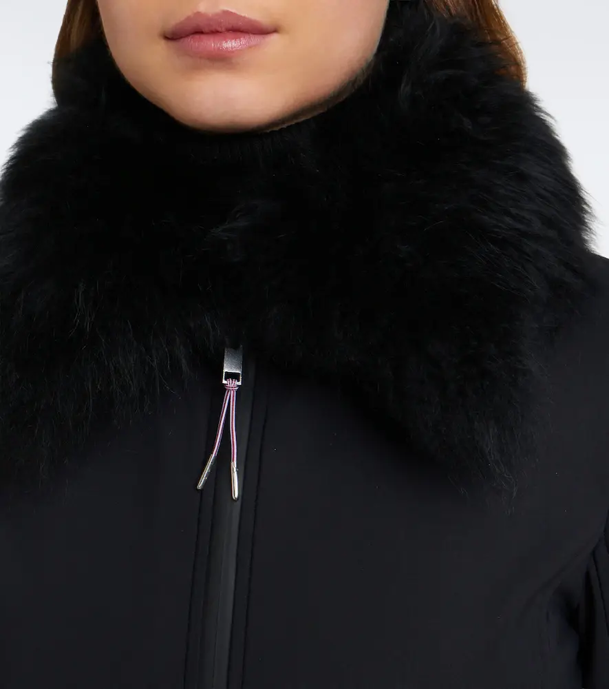 Yves Salomon Belted shearling-trimmed ski suit | Thumbnail 7 Yves Salomon Belted shearling-trimmed ski suit | Thumbnail 7