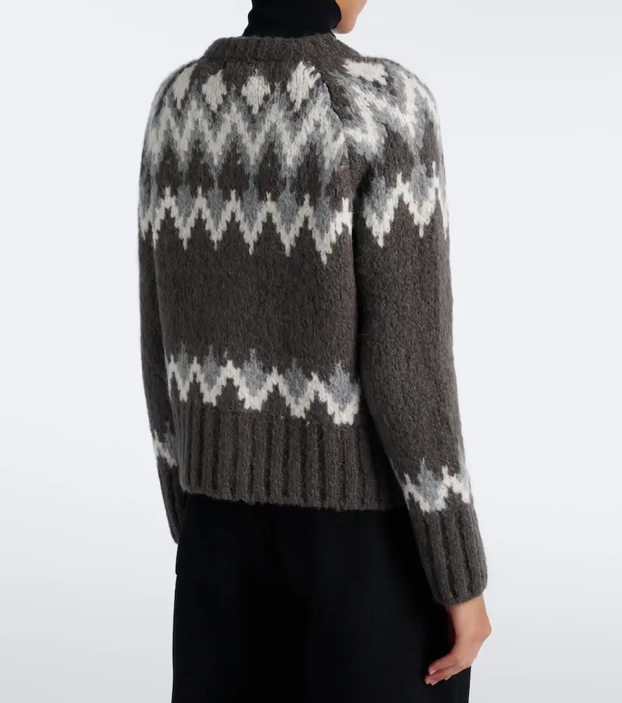 Veronica Beard Christina Fair Isle cardigan | Thumbnail 3 Veronica Beard Christina Fair Isle cardigan | Thumbnail 3