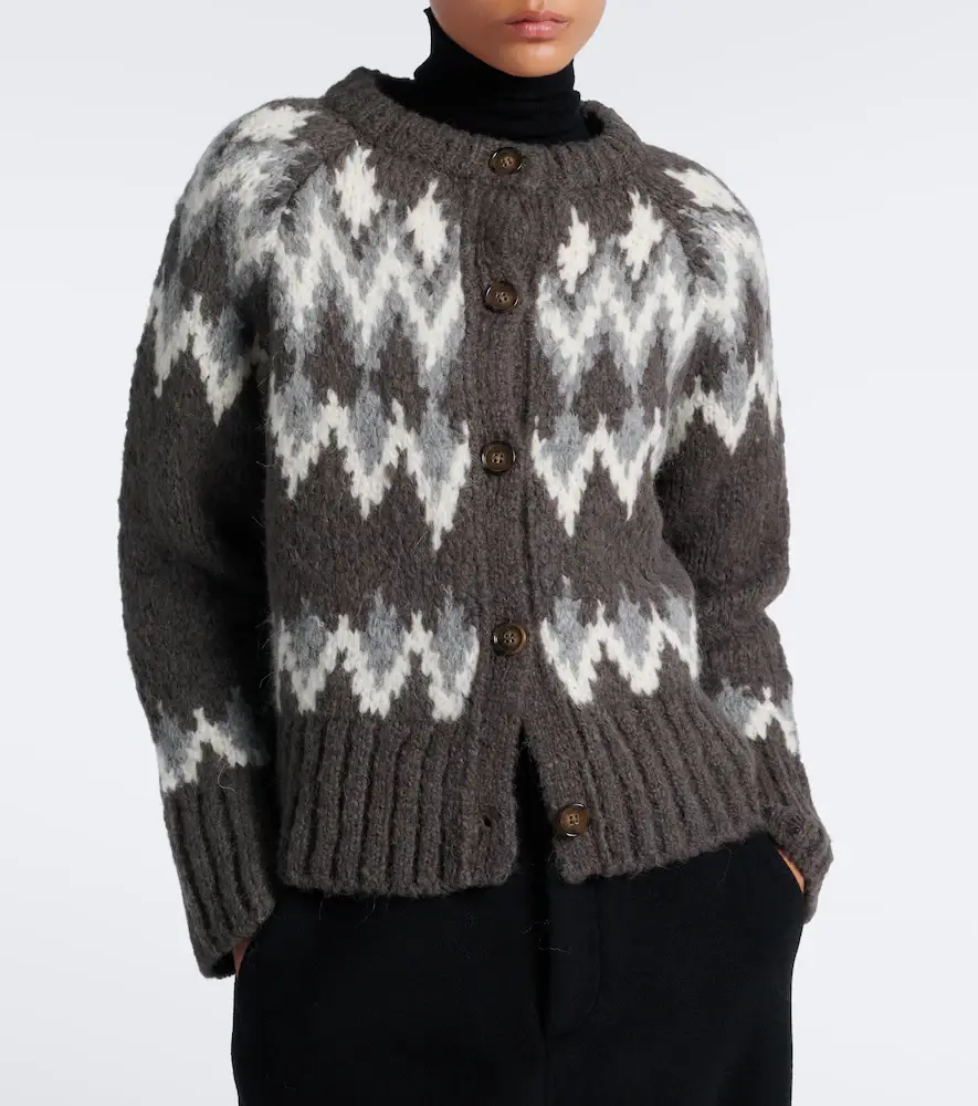 Veronica Beard Christina Fair Isle cardigan | Thumbnail 5 Veronica Beard Christina Fair Isle cardigan | Thumbnail 5