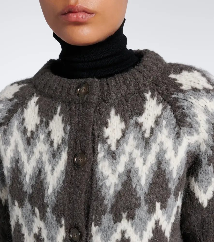 Veronica Beard Christina Fair Isle cardigan | Thumbnail 6 Veronica Beard Christina Fair Isle cardigan | Thumbnail 6