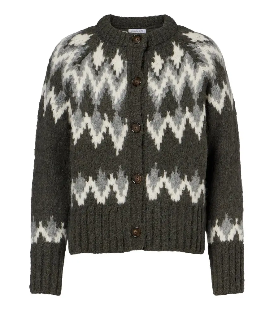 Veronica Beard Christina Fair Isle cardigan