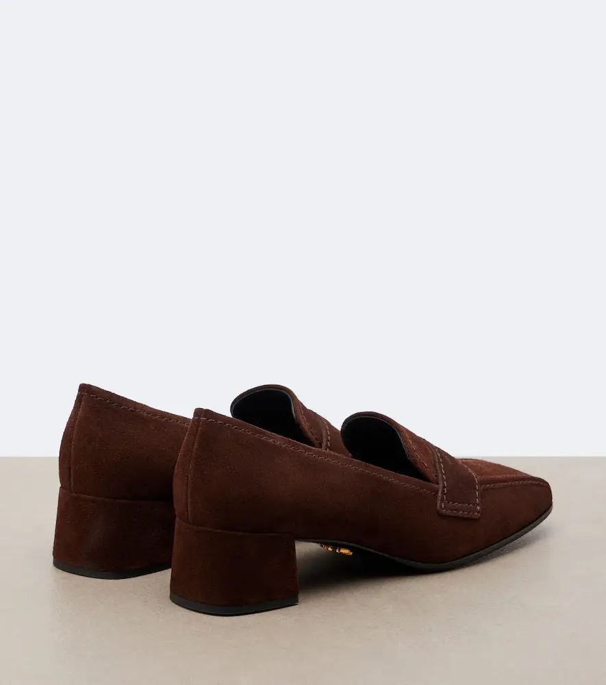 Prada Suede loafer pumps | Thumbnail 2 Prada Suede loafer pumps | Thumbnail 2