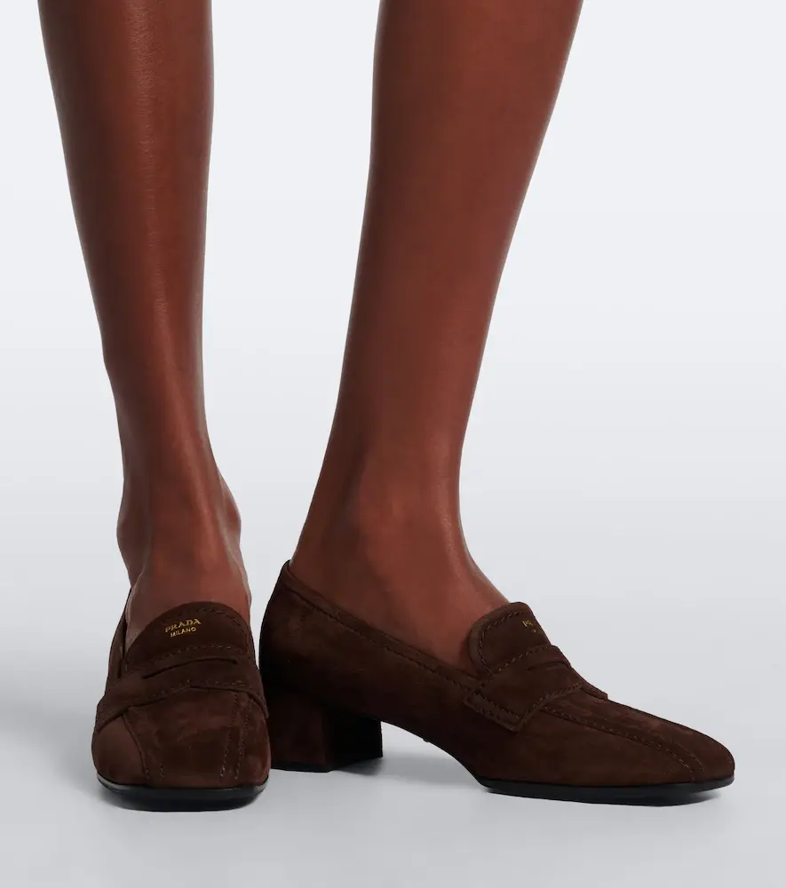 Prada Suede loafer pumps | Thumbnail 6 Prada Suede loafer pumps | Thumbnail 6