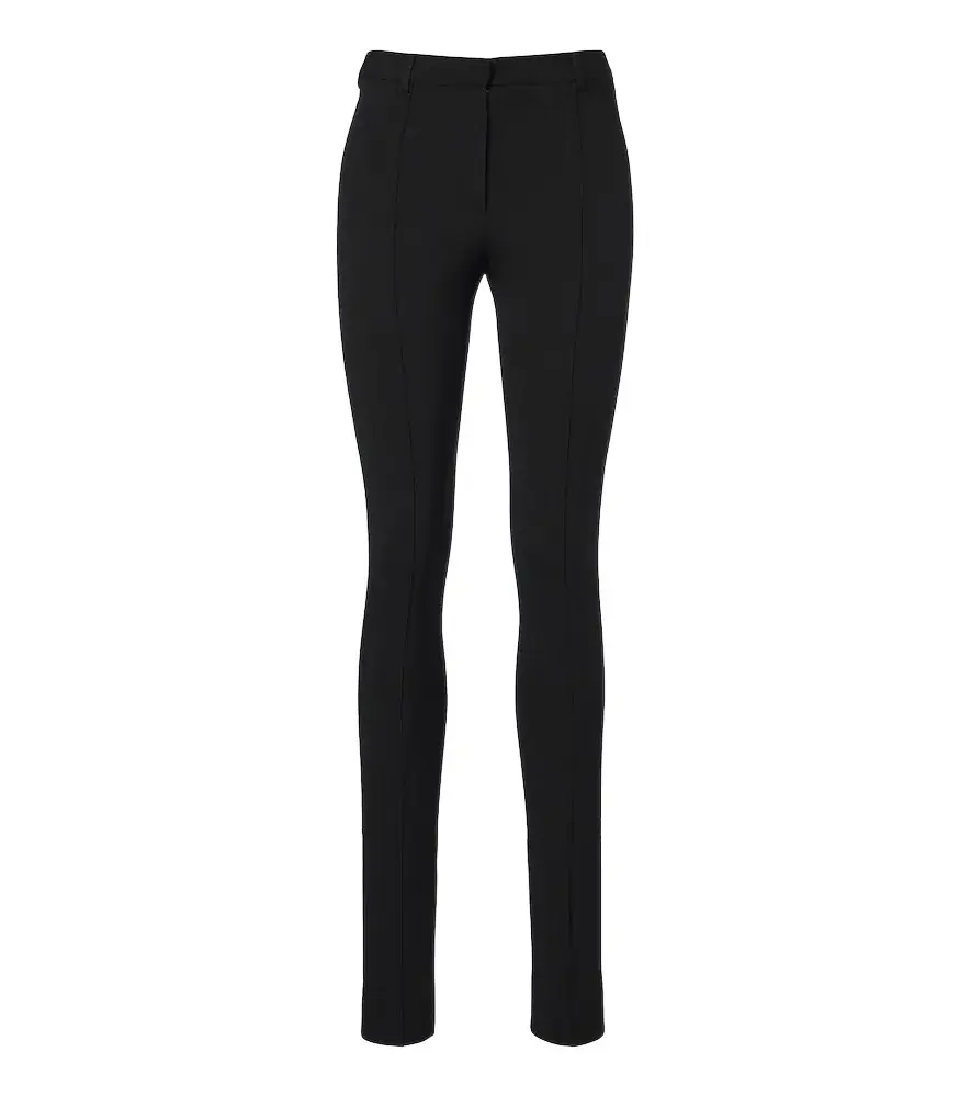 Twill skinny pants