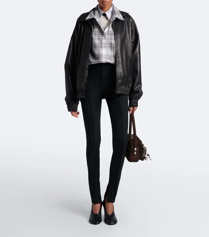 Acne Studios Checked layered cotton flannel shirt | Thumbnail 2