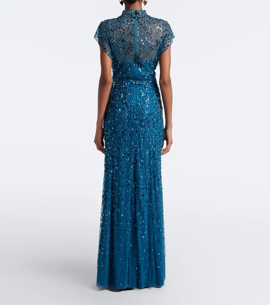 Jenny Packham Crystal Drop embellished gown | Thumbnail 2