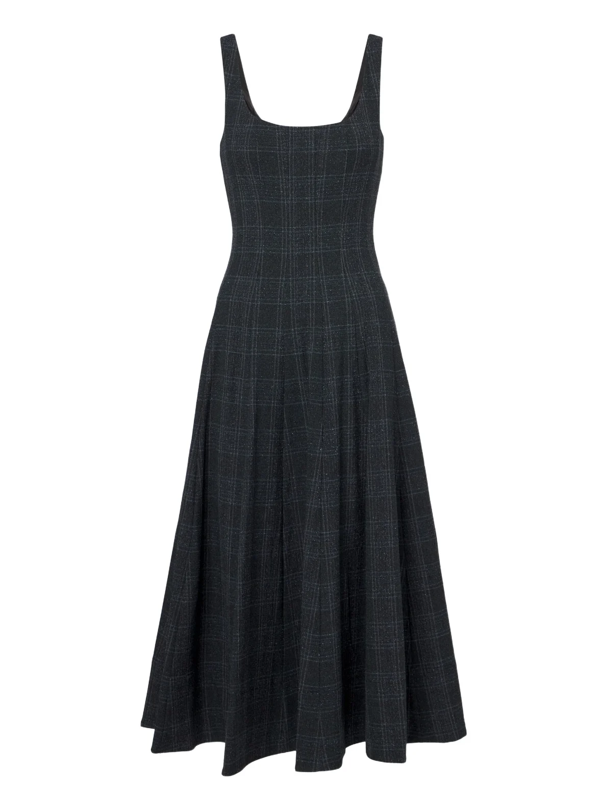 Wells checked midi dress Wells checked midi dress